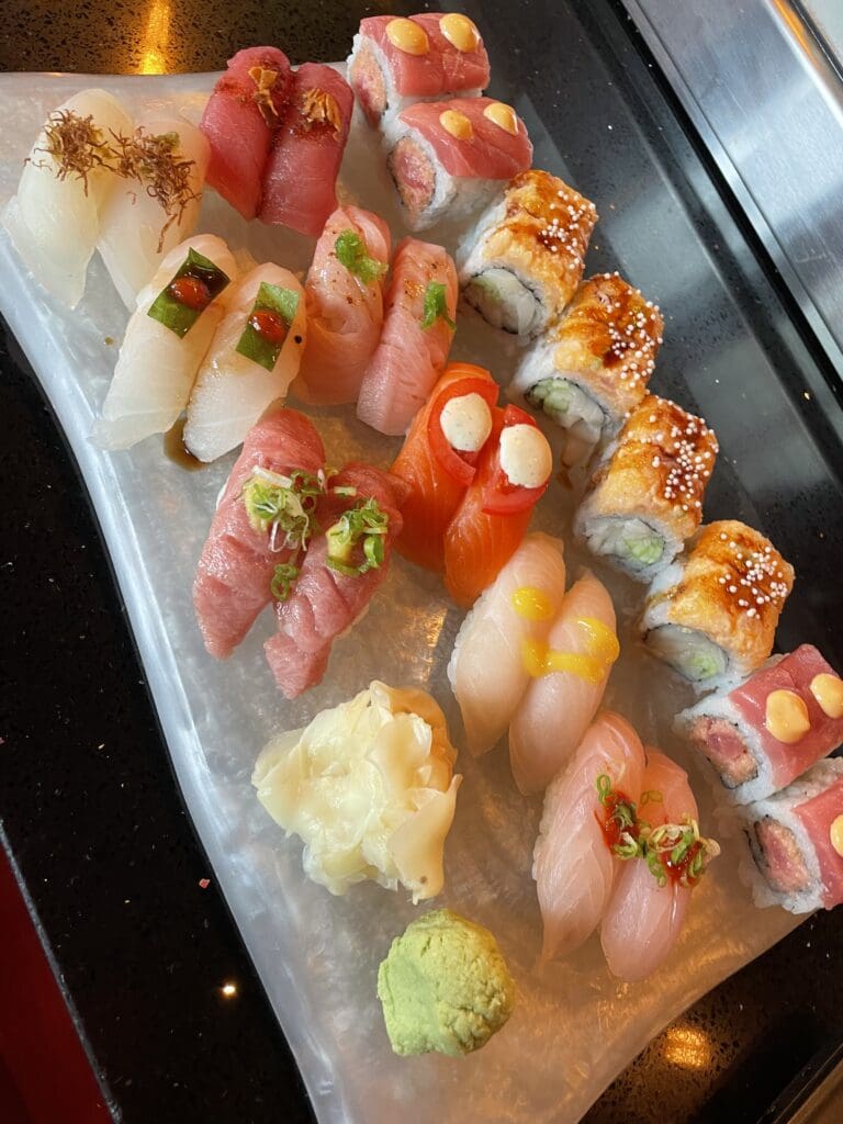 assorted sushi set
