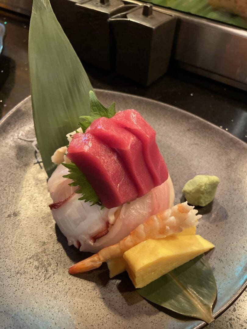 different kinds of sashimi